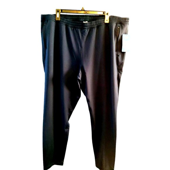 Brooks Mens Running Athletic Pants Size XXL Navy Blue Polyester Spandex Blend - Picture 2 of 8